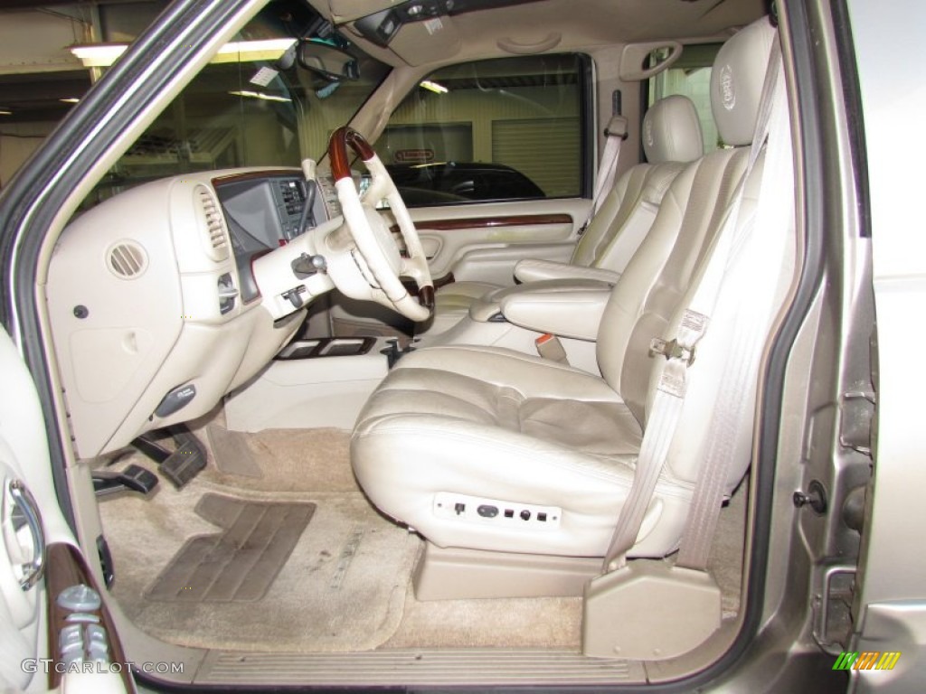Neutral Shale Interior 2000 Cadillac Escalade 4WD Photo #55863490