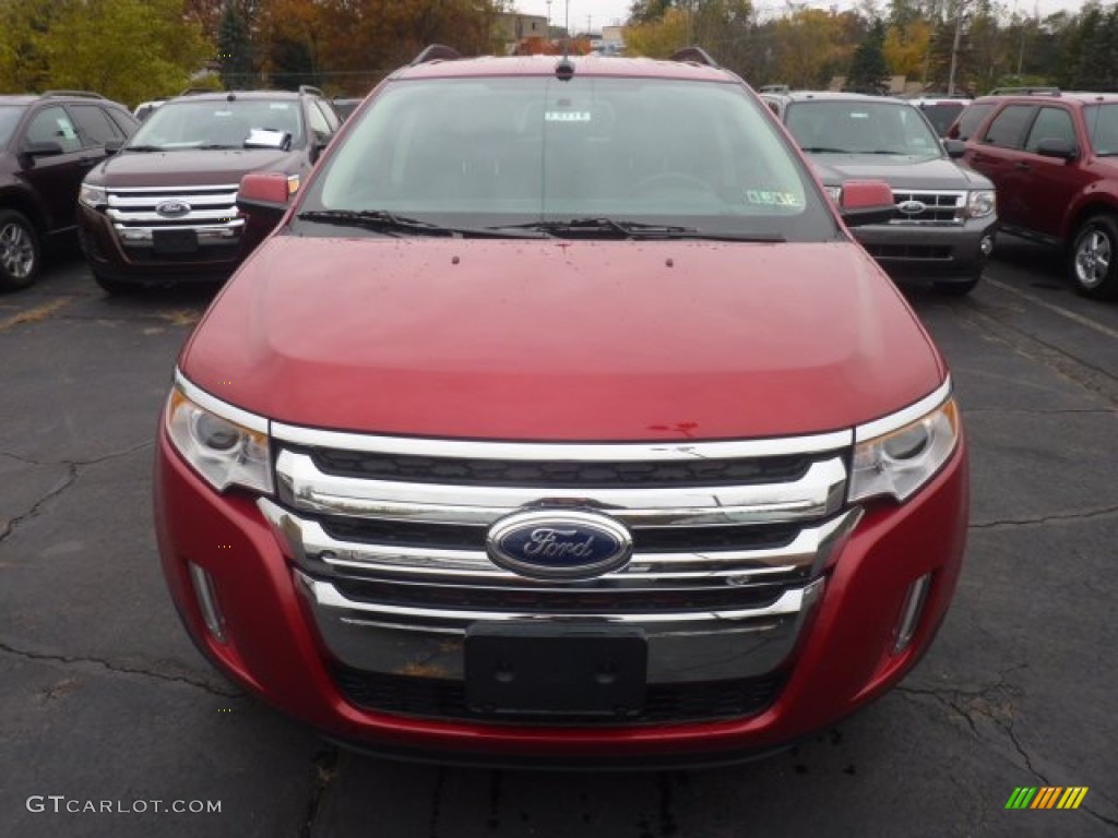 2012 Edge SEL AWD - Red Candy Metallic / Charcoal Black photo #6