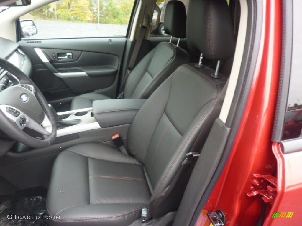 Charcoal Black Interior 2012 Ford Edge SEL AWD Photo #55864030