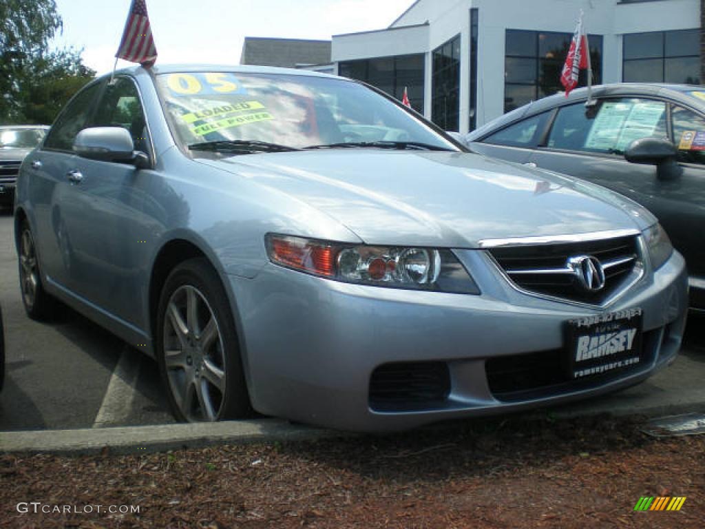 2005 TSX Sedan - Meteor Silver Metallic / Ebony photo #2