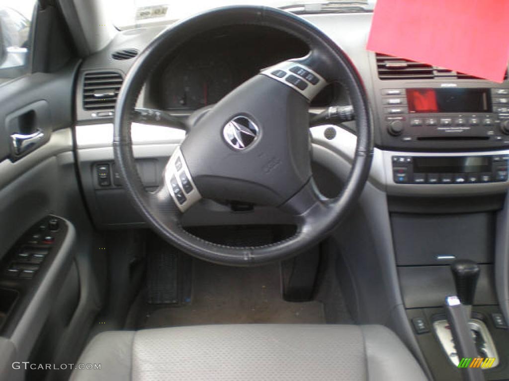 2005 TSX Sedan - Meteor Silver Metallic / Ebony photo #6