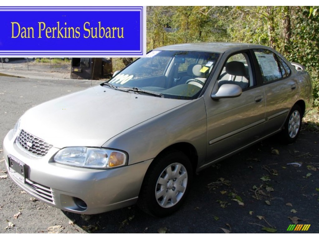 2001 Sentra GXE - Radium Silver / Stone photo #1