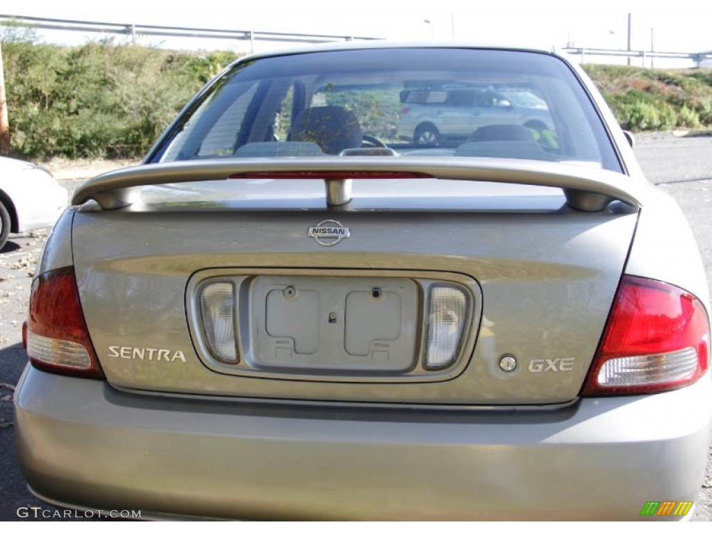 2001 Sentra GXE - Radium Silver / Stone photo #7