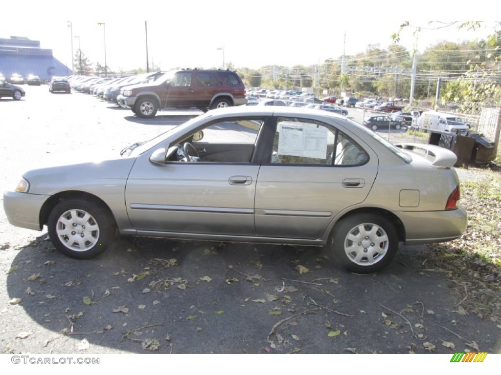 2001 Sentra GXE - Radium Silver / Stone photo #10