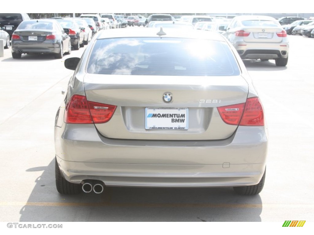 2009 3 Series 328i Sedan - Platinum Bronze Metallic / Beige photo #4