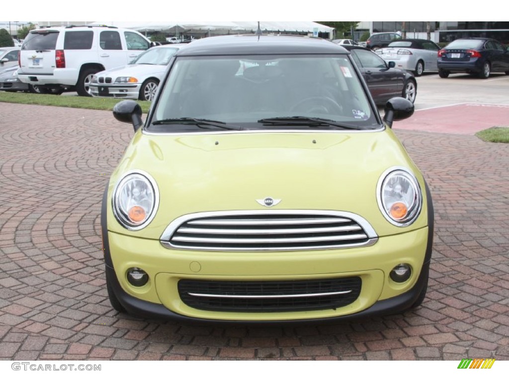 2011 Cooper Hardtop - Interchange Yellow / Carbon Black photo #2