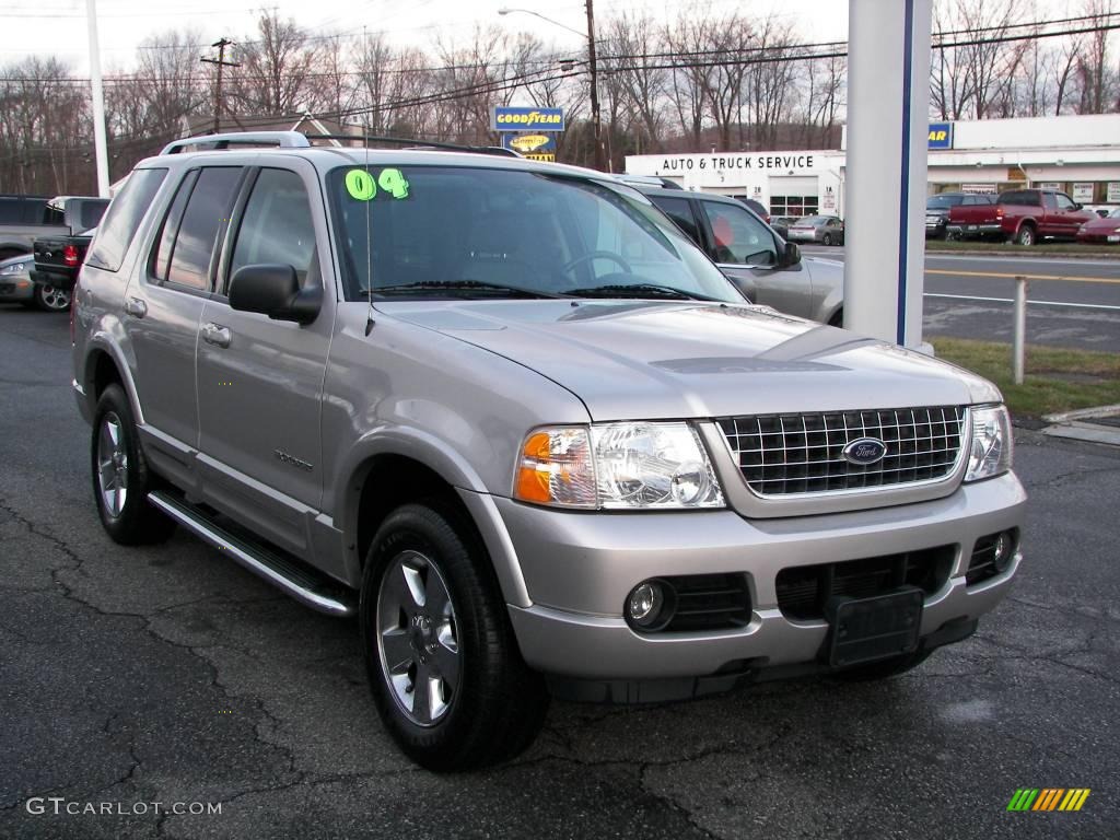 2004 Explorer Limited 4x4 - Silver Birch Metallic / Midnight Grey photo #2