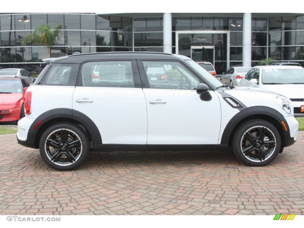 Light White 2012 Mini Cooper S Countryman Exterior Photo #55867678