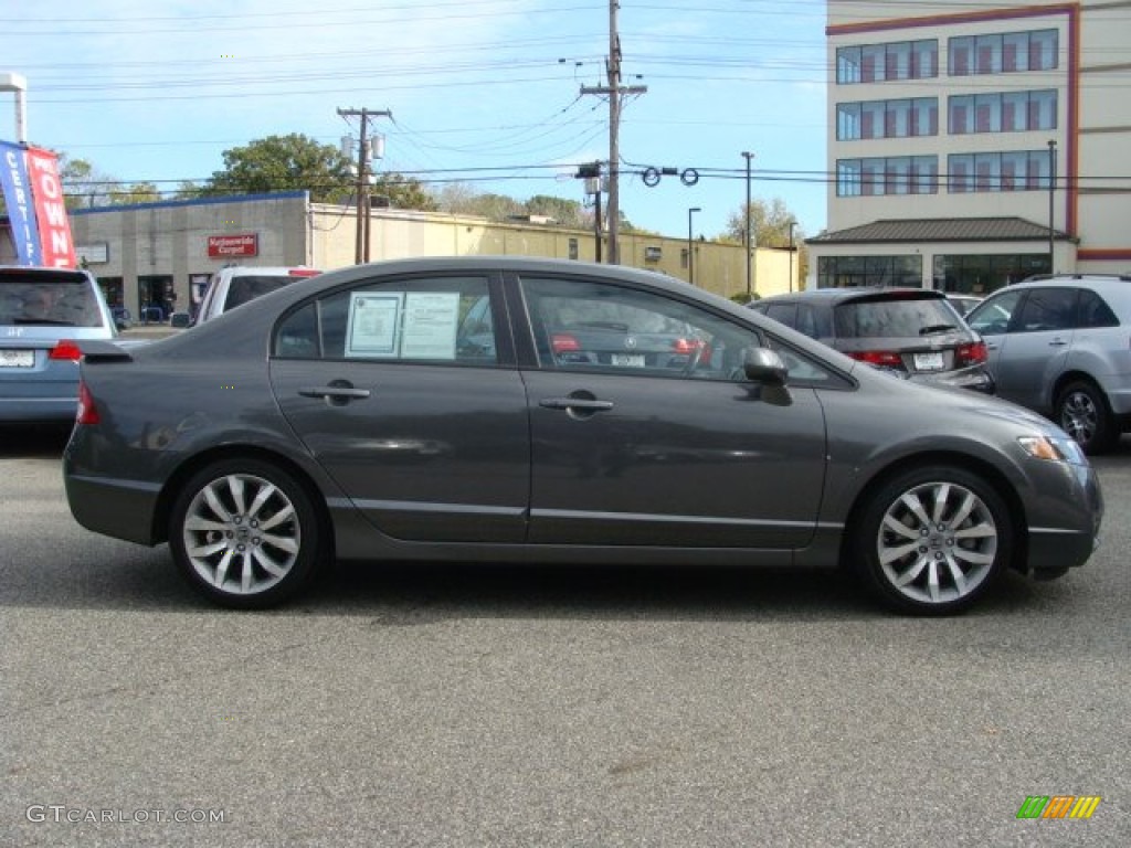 Polished Metal Metallic 2010 Honda Civic Si Sedan Exterior Photo #55867723