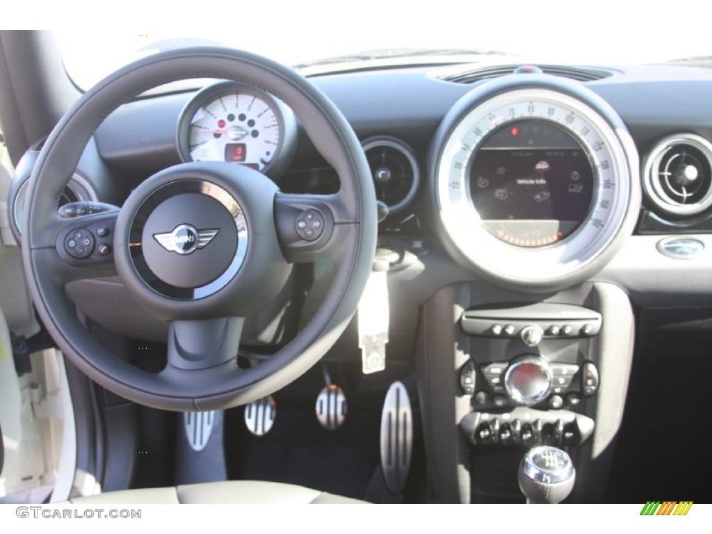 2012 Mini Cooper S Hardtop Carbon Black Dashboard Photo #55868278