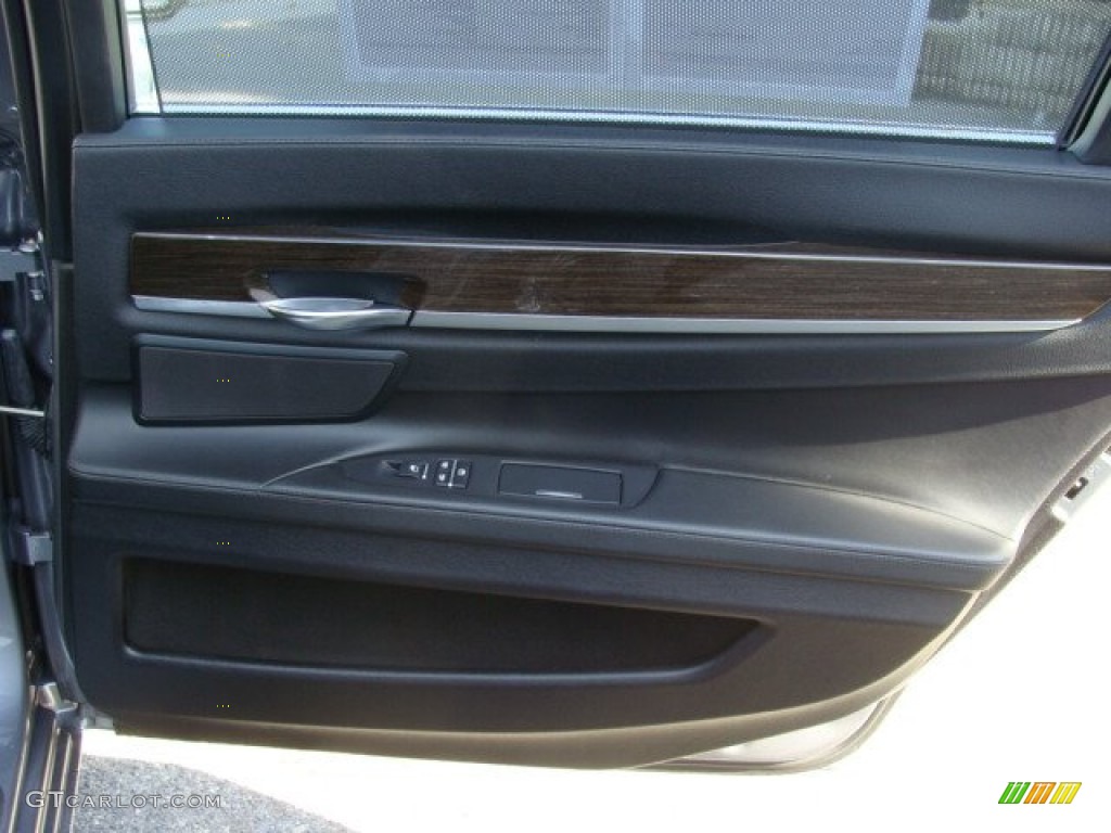 2010 7 Series 750Li xDrive Sedan - Space Gray Metallic / Black Nappa Leather photo #24
