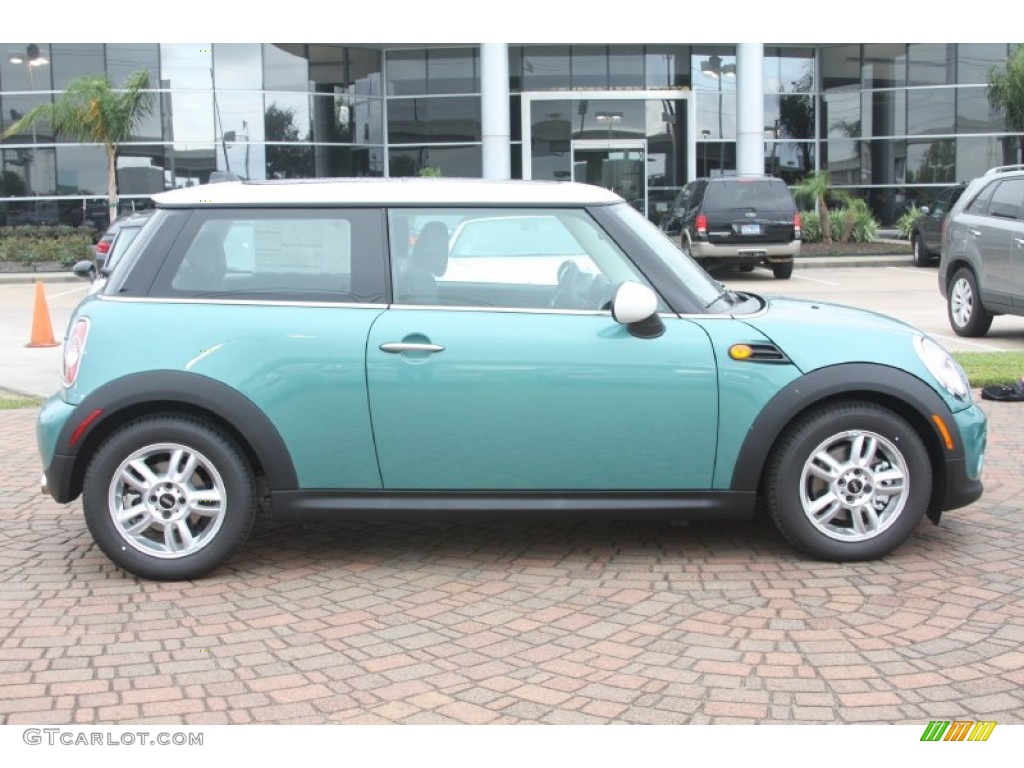 Laguna Green Metallic 2012 Mini Cooper Hardtop Exterior Photo #55868863