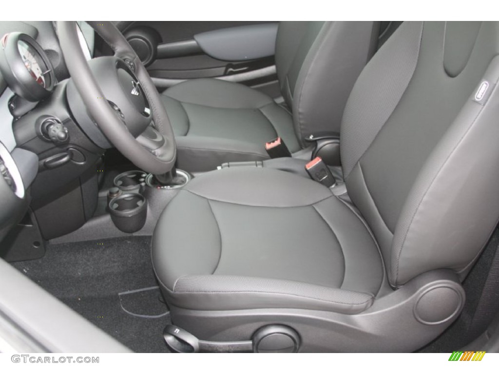 Carbon Black Interior 2012 Mini Cooper Hardtop Photo #55868905