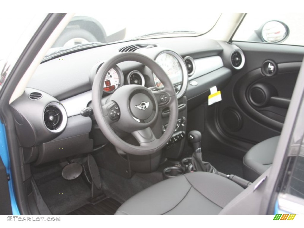 Carbon Black Interior 2012 Mini Cooper Hardtop Photo #55869037