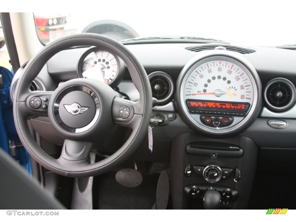 2012 Mini Cooper Hardtop Carbon Black Dashboard Photo #55869112