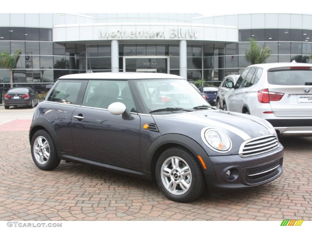 2012 Cooper Hardtop - Highclass Gray Metallic / Carbon Black photo #1