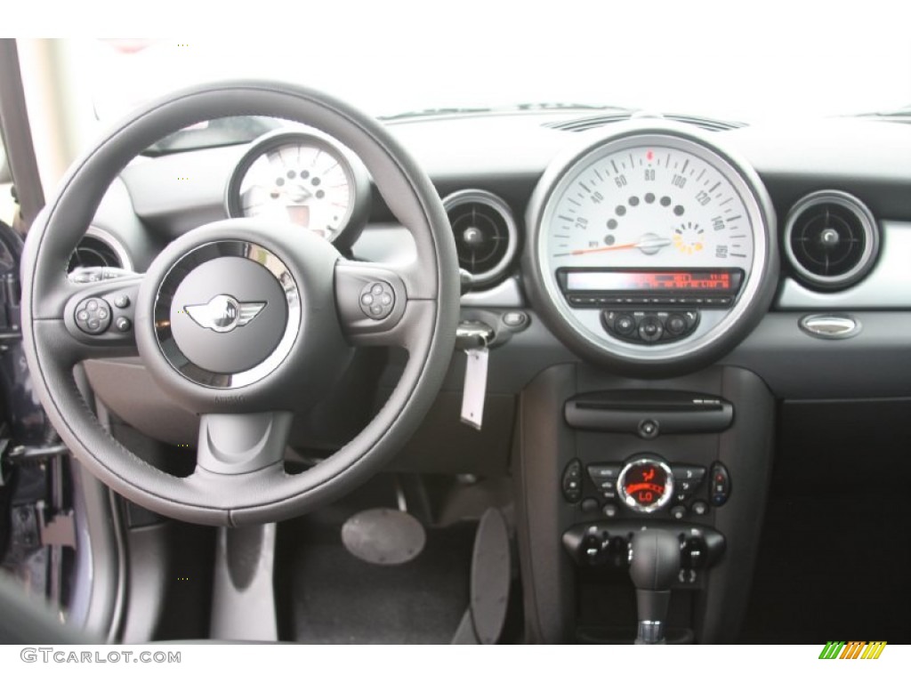 2012 Mini Cooper Hardtop Carbon Black Dashboard Photo #55869256
