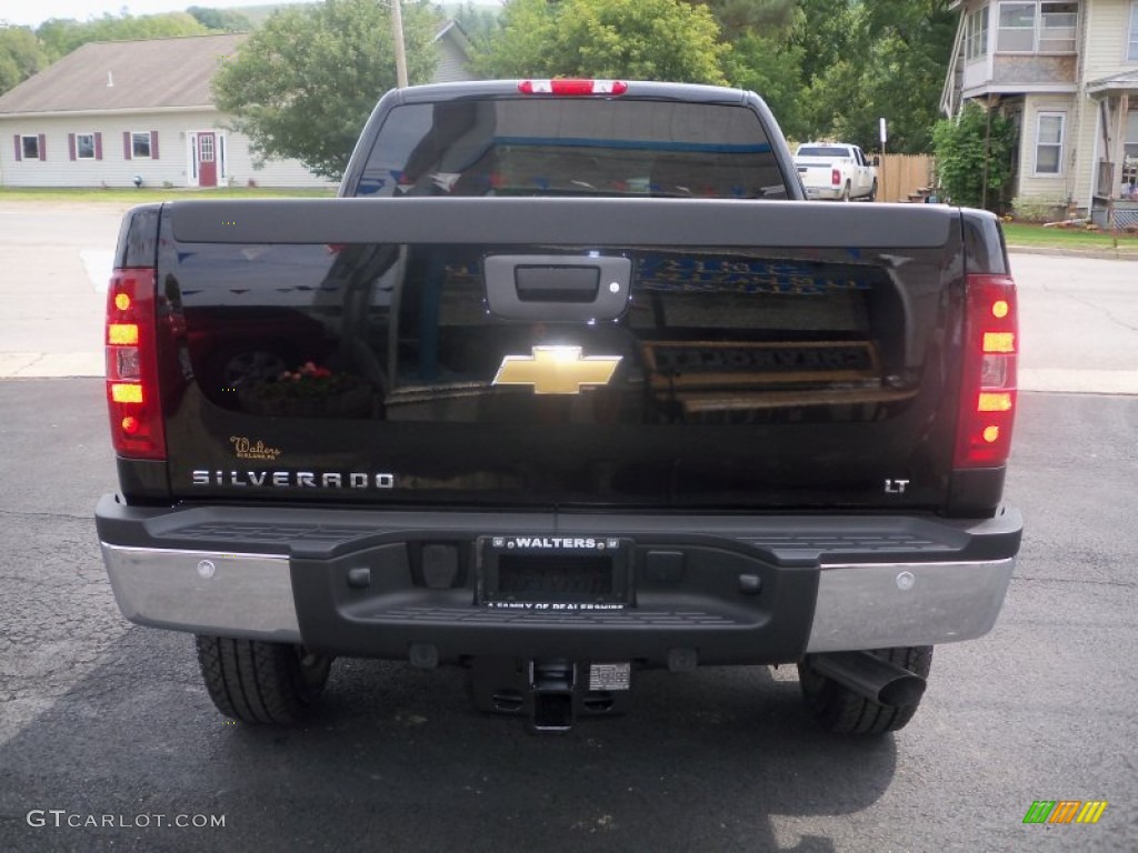 2011 Silverado 2500HD LT Extended Cab 4x4 - Black / Ebony photo #6