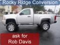2011 Sheer Silver Metallic Chevrolet Silverado 1500 LS Regular Cab 4x4  photo #1