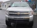 2011 Sheer Silver Metallic Chevrolet Silverado 1500 LS Regular Cab 4x4  photo #3