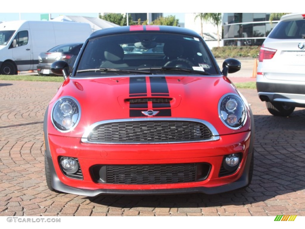 Chili Red 2012 Mini Cooper S Coupe Exterior Photo #55869674