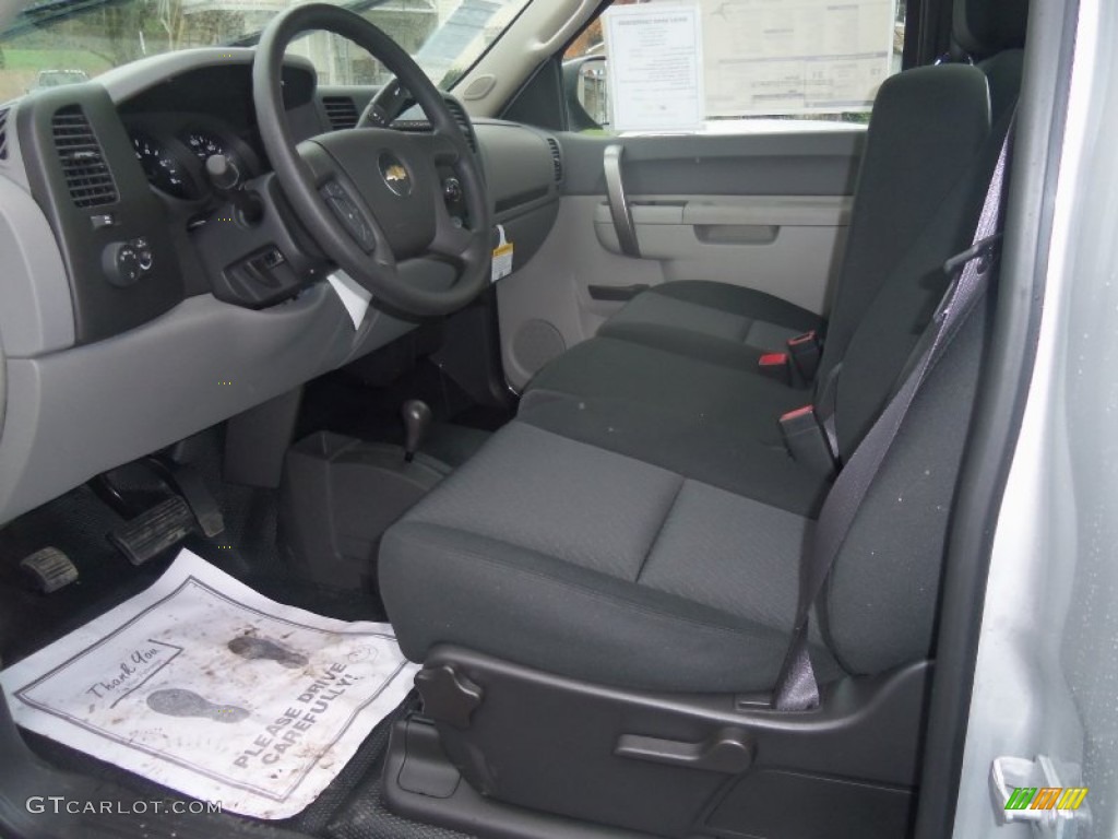Dark Titanium Interior 2011 Chevrolet Silverado 1500 LS Regular Cab 4x4 Photo #55869715