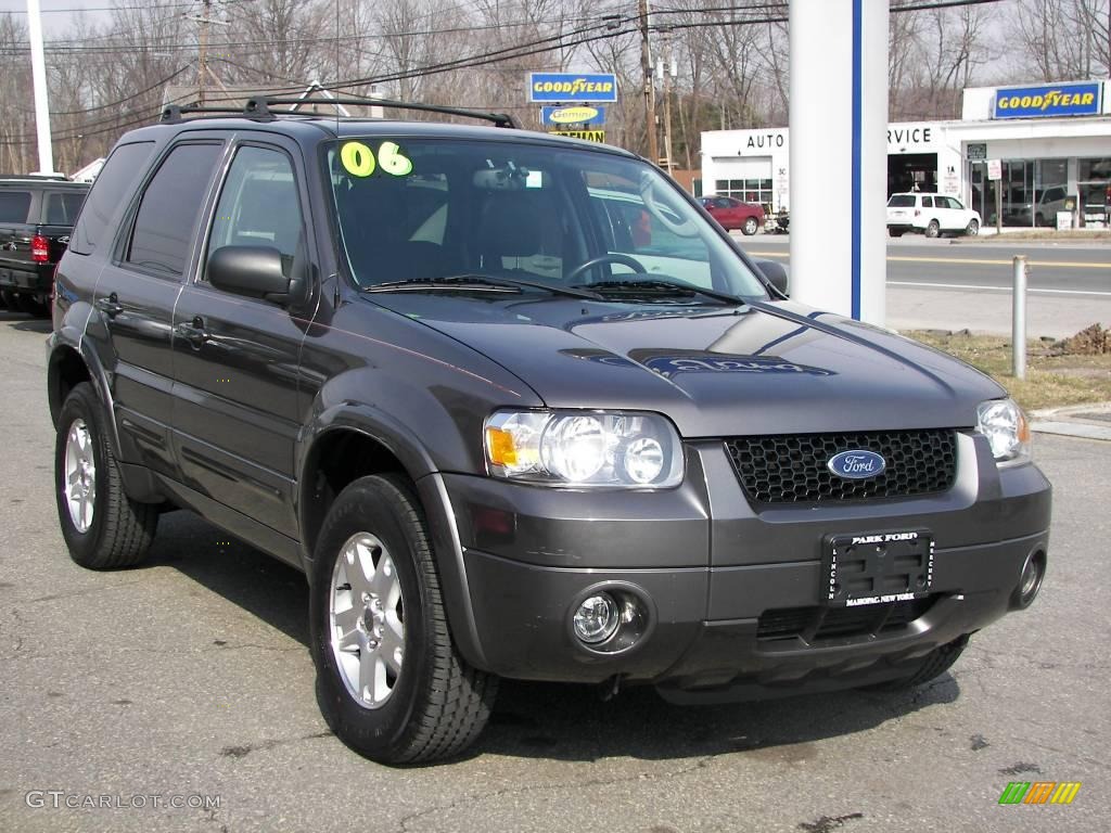 2006 Escape Limited 4WD - Dark Shadow Grey Metallic / Ebony Black photo #2