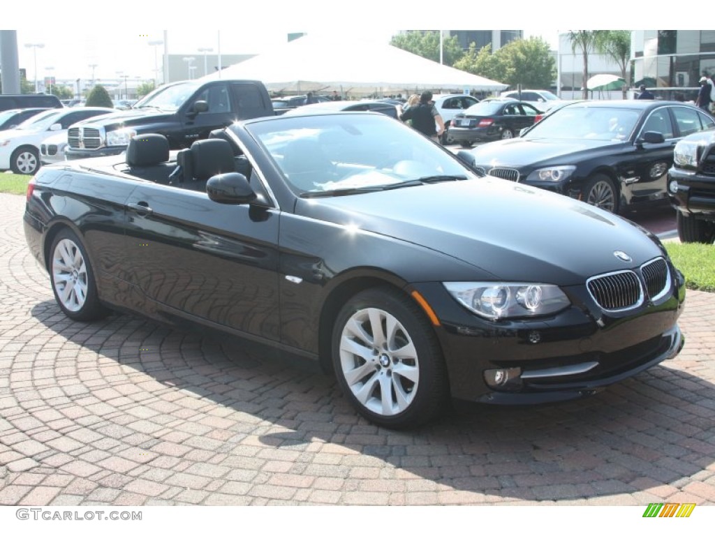 2011 3 Series 328i Convertible - Jet Black / Black photo #5