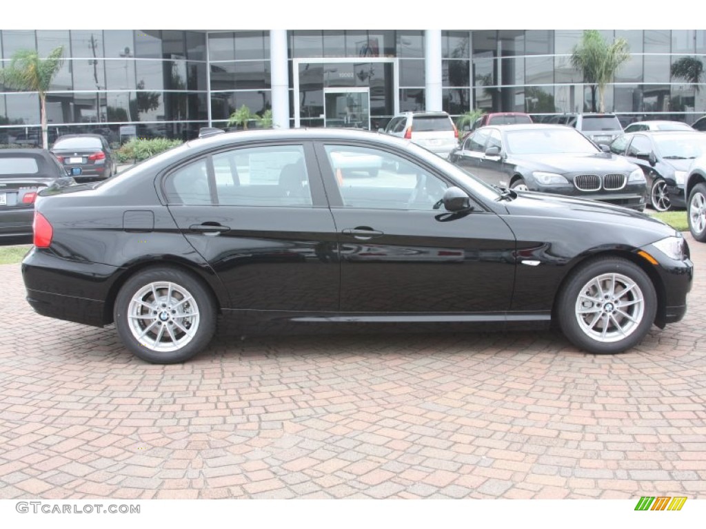 2011 3 Series 328i Sedan - Jet Black / Black Dakota Leather photo #3