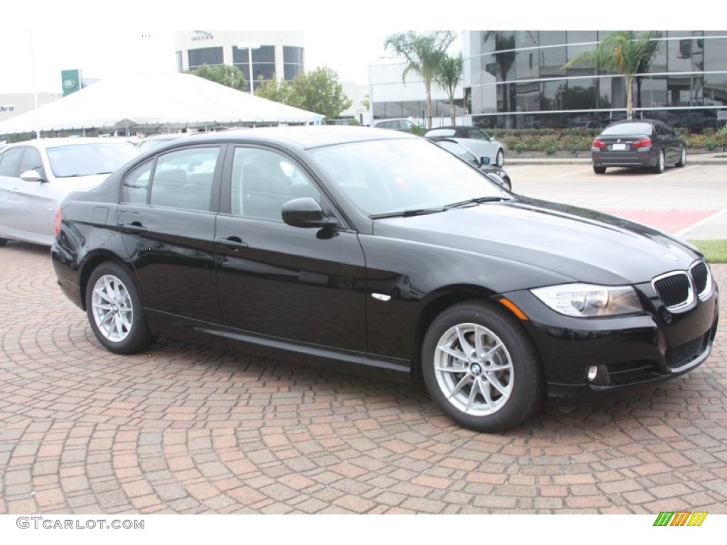 2011 3 Series 328i Sedan - Jet Black / Black Dakota Leather photo #4