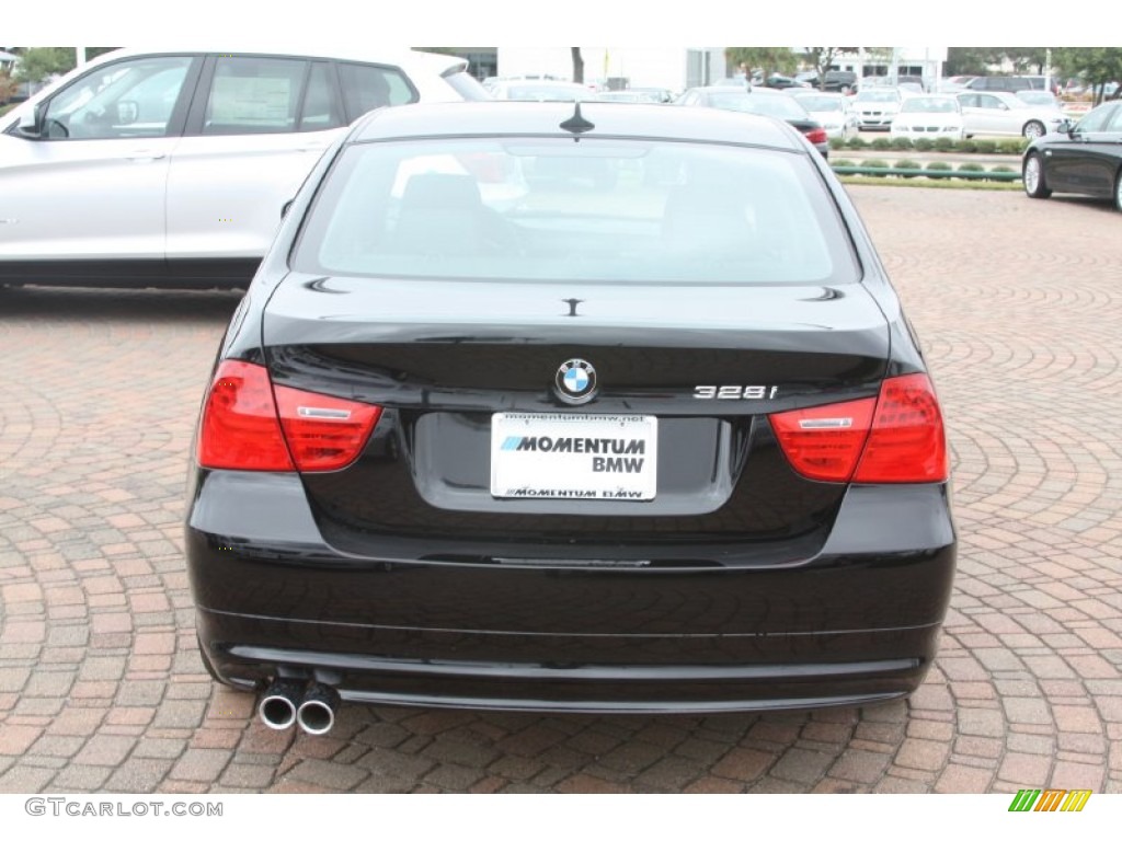 2011 3 Series 328i Sedan - Jet Black / Black Dakota Leather photo #7