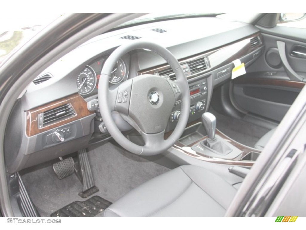 2011 3 Series 328i Sedan - Jet Black / Black Dakota Leather photo #9