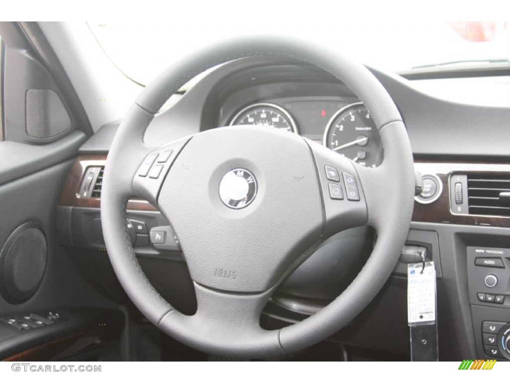 2011 3 Series 328i Sedan - Jet Black / Black Dakota Leather photo #24