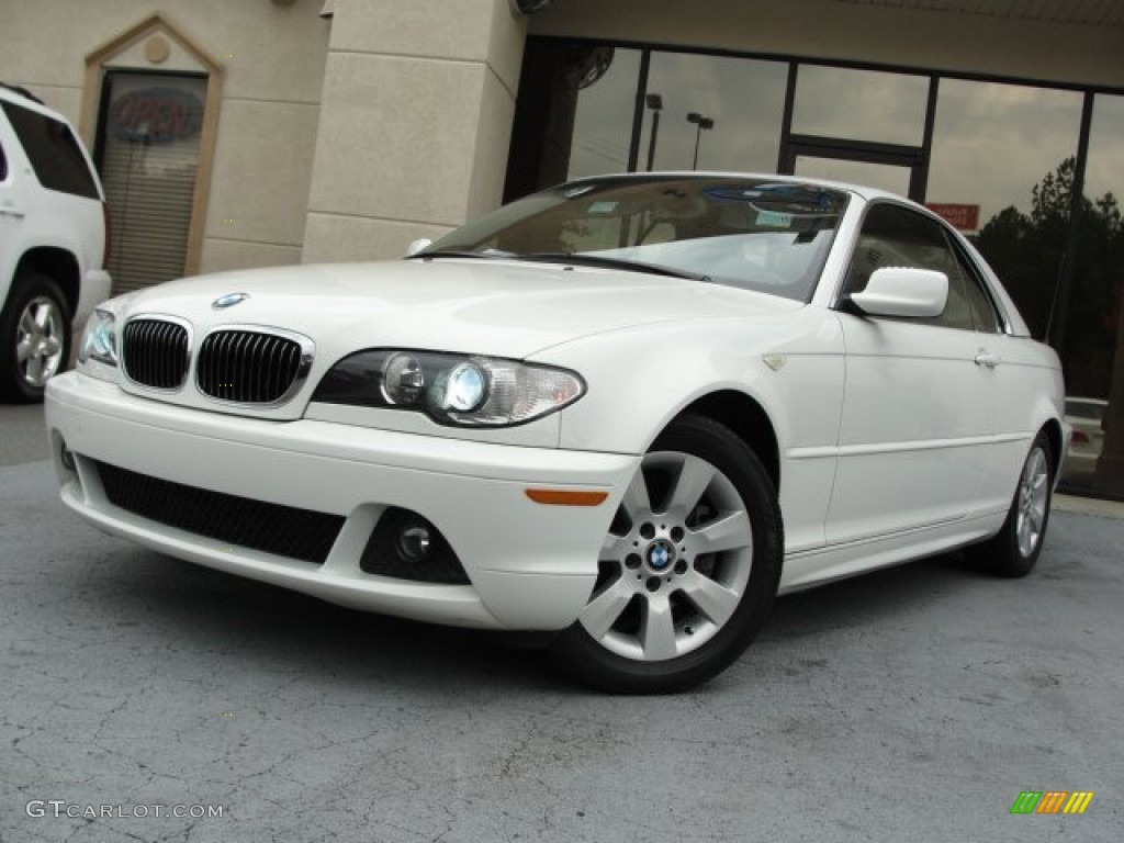 2005 3 Series 325i Convertible - Alpine White / Black photo #2