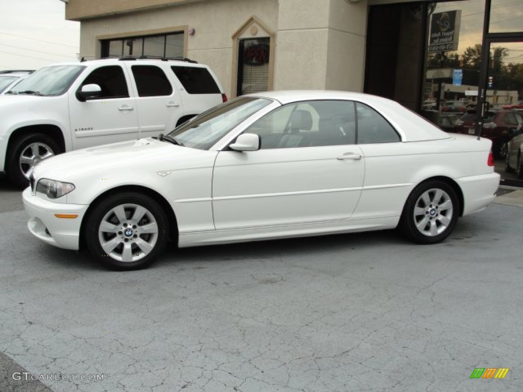2005 3 Series 325i Convertible - Alpine White / Black photo #3