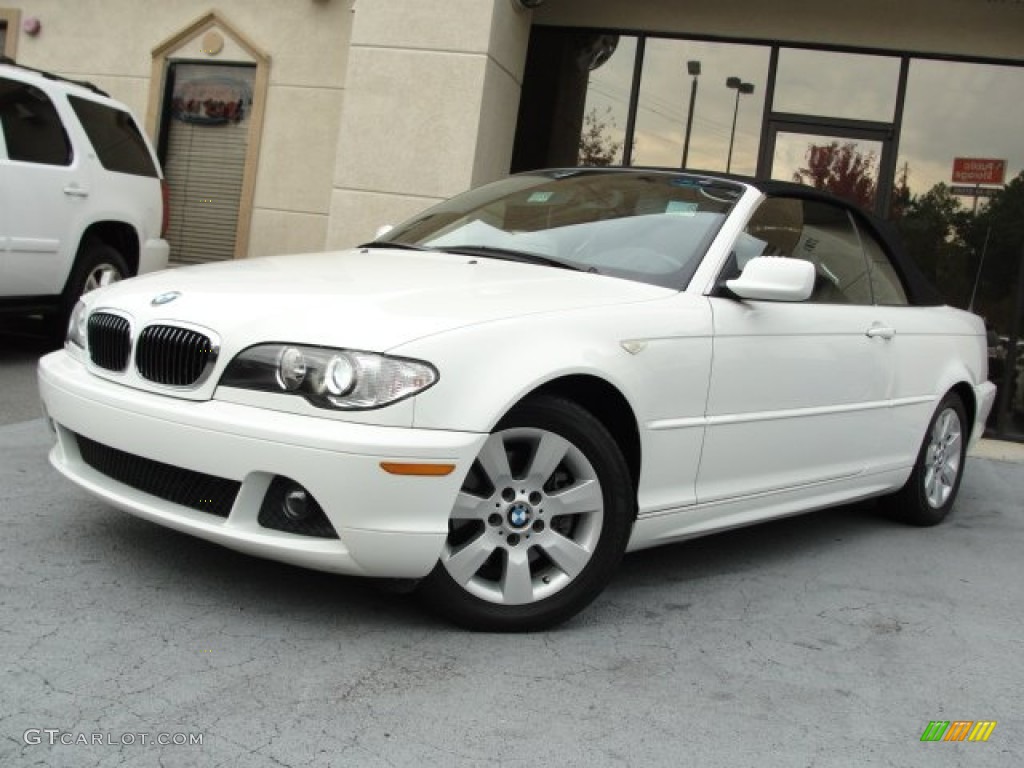 2005 3 Series 325i Convertible - Alpine White / Black photo #4