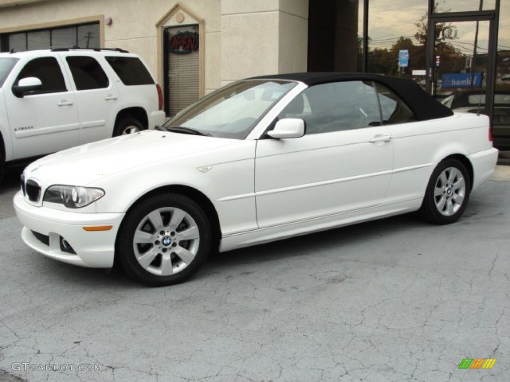 2005 3 Series 325i Convertible - Alpine White / Black photo #9