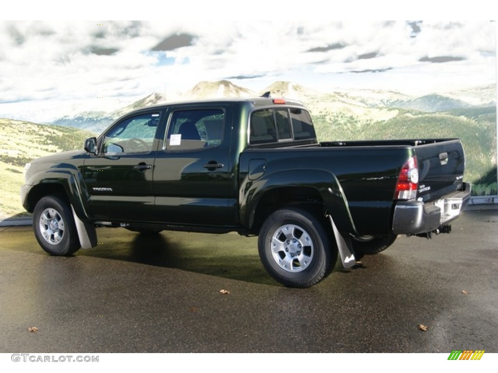 2012 Tacoma V6 SR5 Double Cab 4x4 - Spruce Green Mica / Graphite photo #3