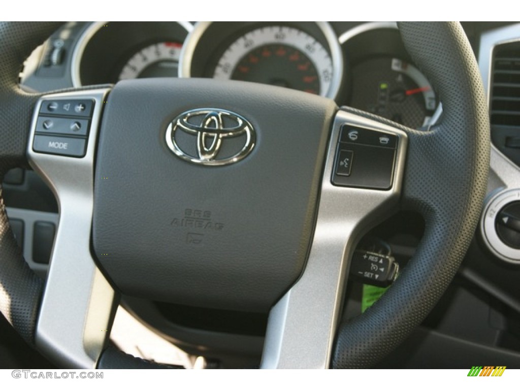 2012 Tacoma V6 SR5 Double Cab 4x4 - Spruce Green Mica / Graphite photo #11