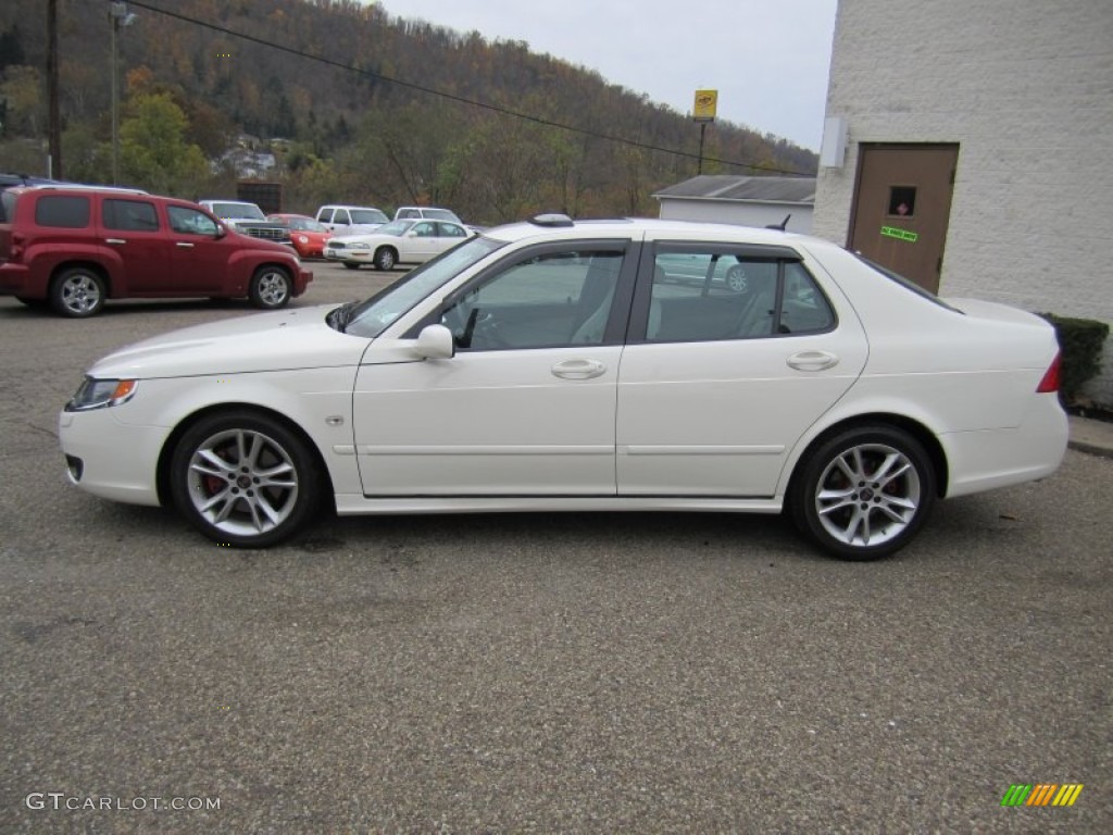 Polar White 2006 Saab 9-5 2.3T Sport Sedan Exterior Photo #55872666