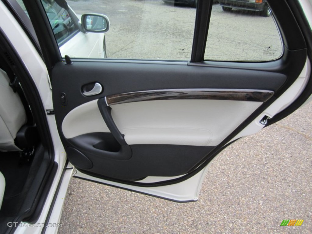 2006 Saab 9-5 2.3T Sport Sedan Parchment Door Panel Photo #55872813