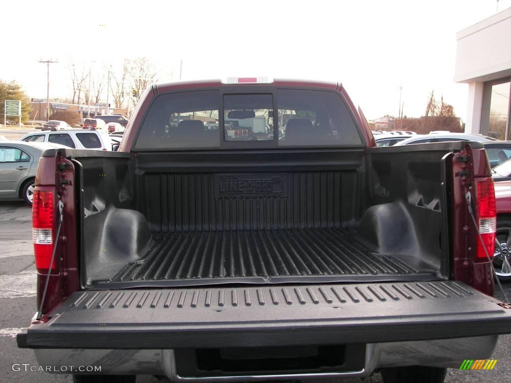 2006 F150 XLT SuperCab 4x4 - Dark Toreador Red Metallic / Medium/Dark Flint photo #5