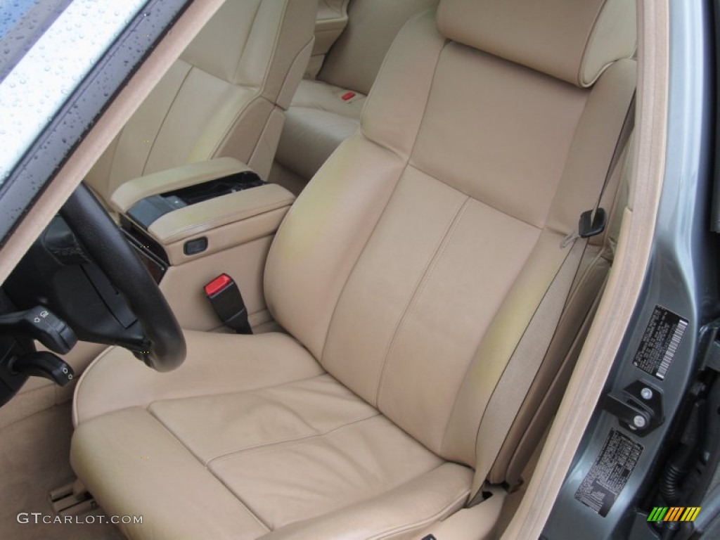 Sand Beige Interior 2001 BMW 7 Series 740iL Sedan Photo #55872969