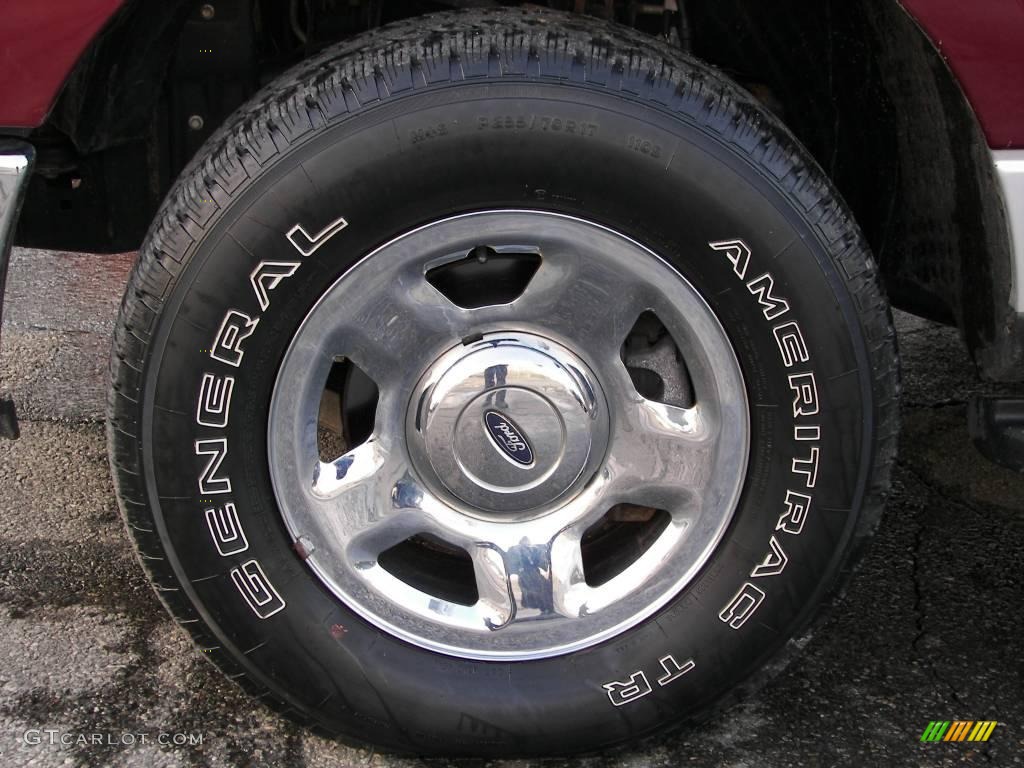 2006 F150 XLT SuperCab 4x4 - Dark Toreador Red Metallic / Medium/Dark Flint photo #7