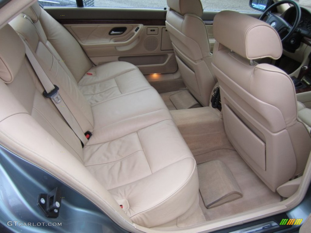 2001 7 Series 740iL Sedan - Glacier Green Metallic / Sand Beige photo #20