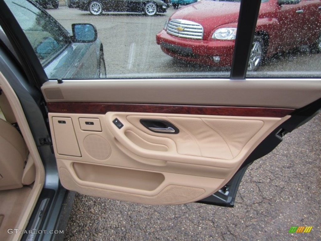 2001 7 Series 740iL Sedan - Glacier Green Metallic / Sand Beige photo #22