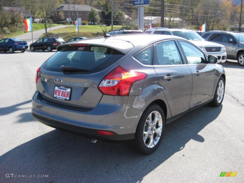 2012 Focus SEL 5-Door - Sterling Grey Metallic / Charcoal Black Leather photo #6