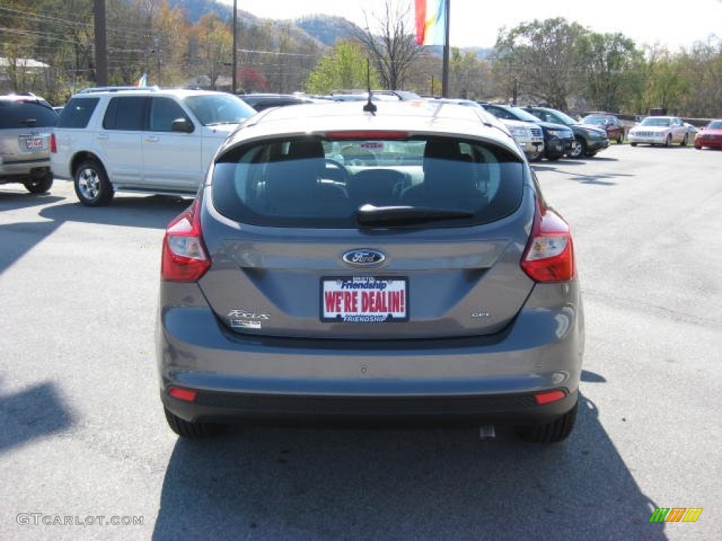 2012 Focus SEL 5-Door - Sterling Grey Metallic / Charcoal Black Leather photo #7