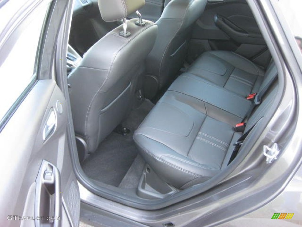 2012 Focus SEL 5-Door - Sterling Grey Metallic / Charcoal Black Leather photo #14