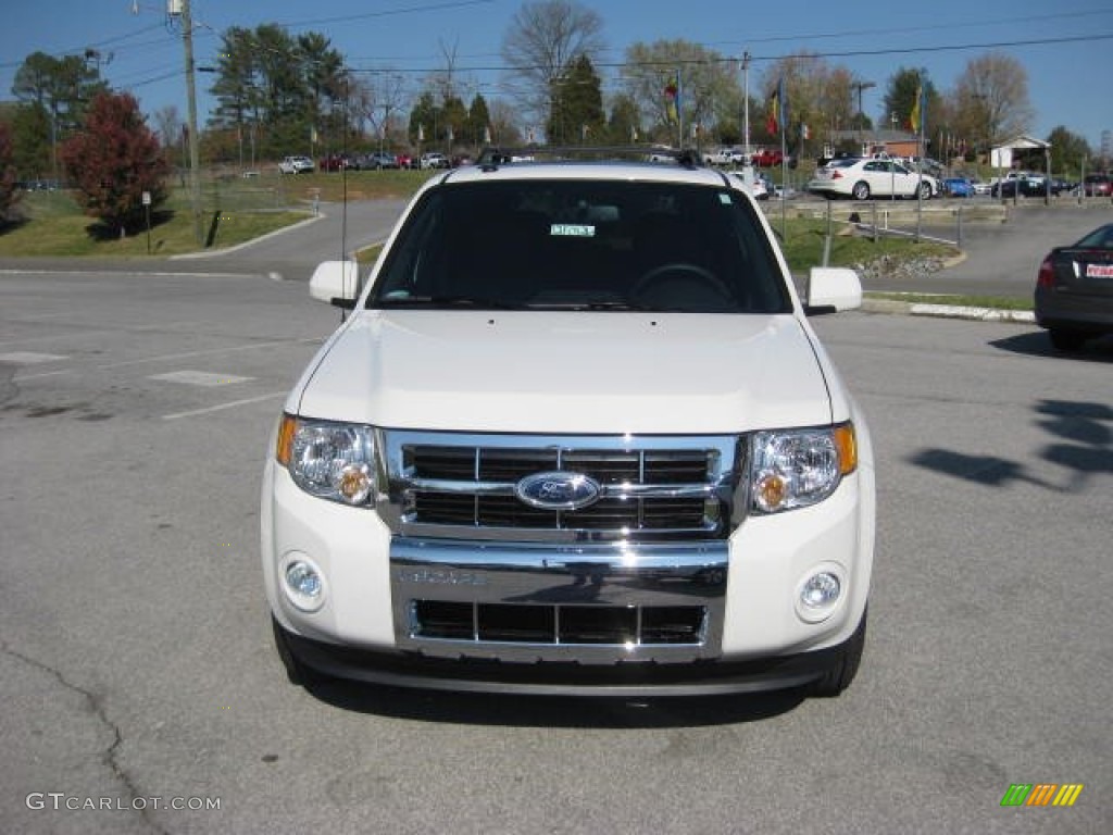 2012 Escape Limited V6 4WD - White Suede / Charcoal Black photo #3